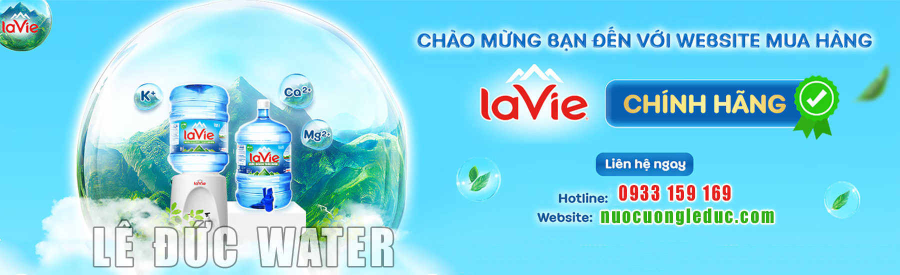 Đại lý nước LaVie chính hãng Lê Đức Water
