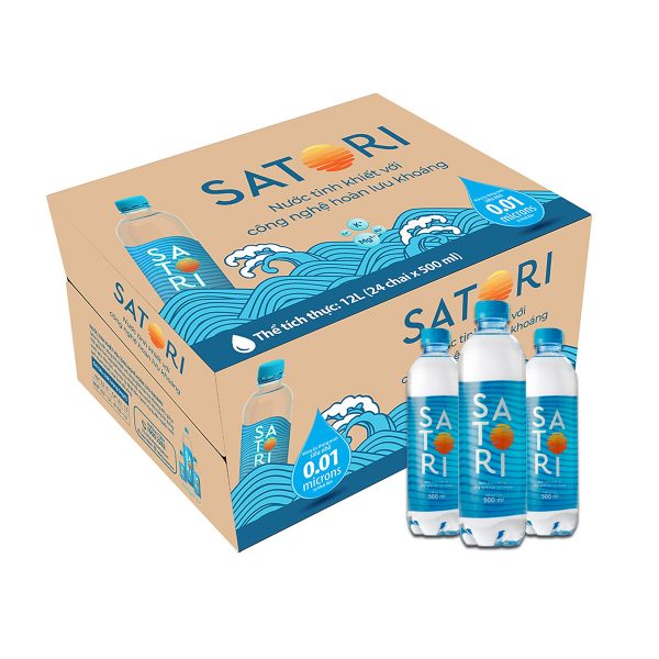 Thùng Nước Satori 500ml