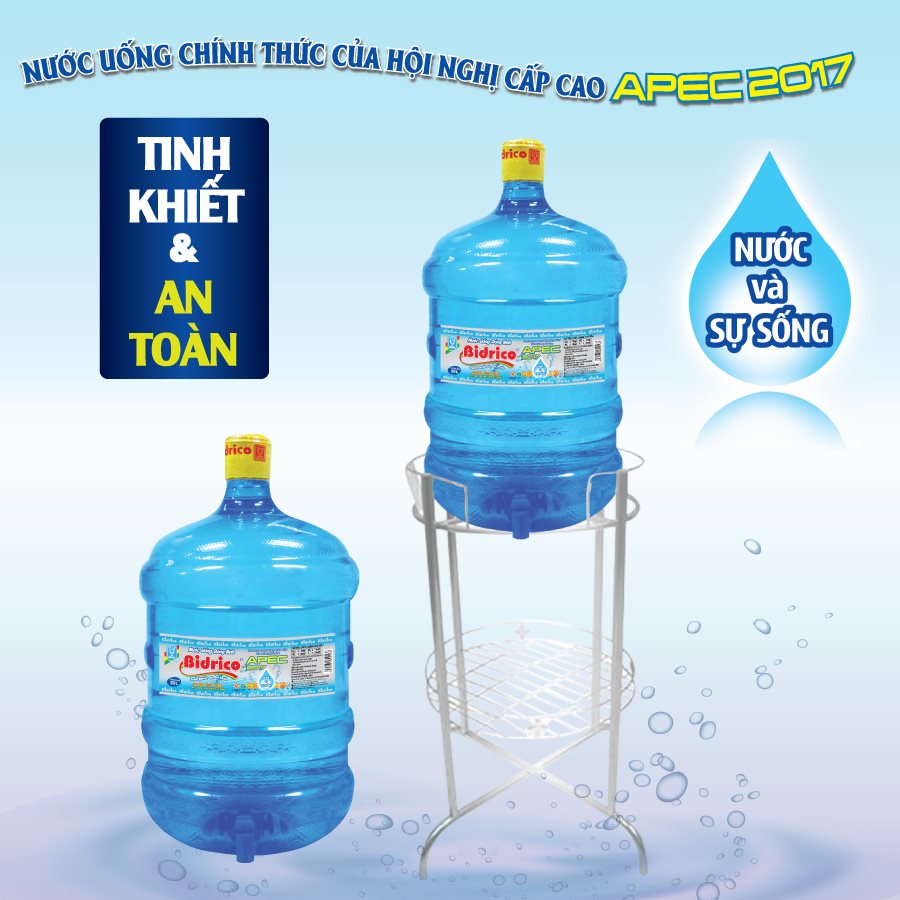 Nước uống đóng bình Bidrico giá rẻ