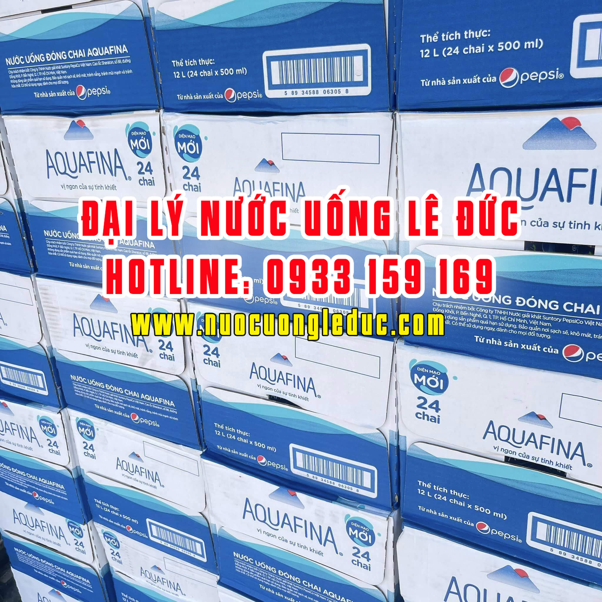 Đại lý nước uống Aquafina quận 10 Lê Đức Water