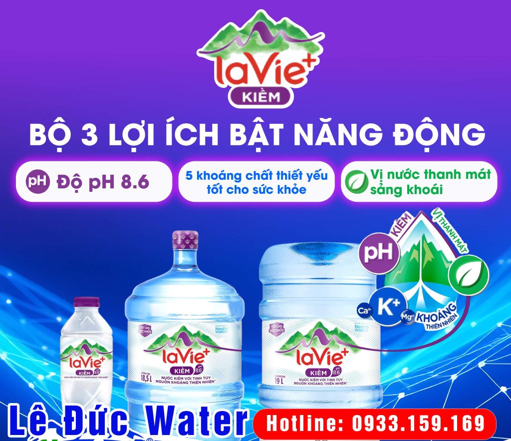 Đại lý nước LaVie chính hãng gần đây - Lê Đức Water