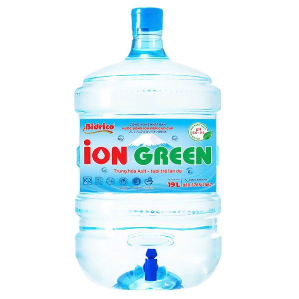 Nước uống kiềm Bidrico Ion Green bình 19L