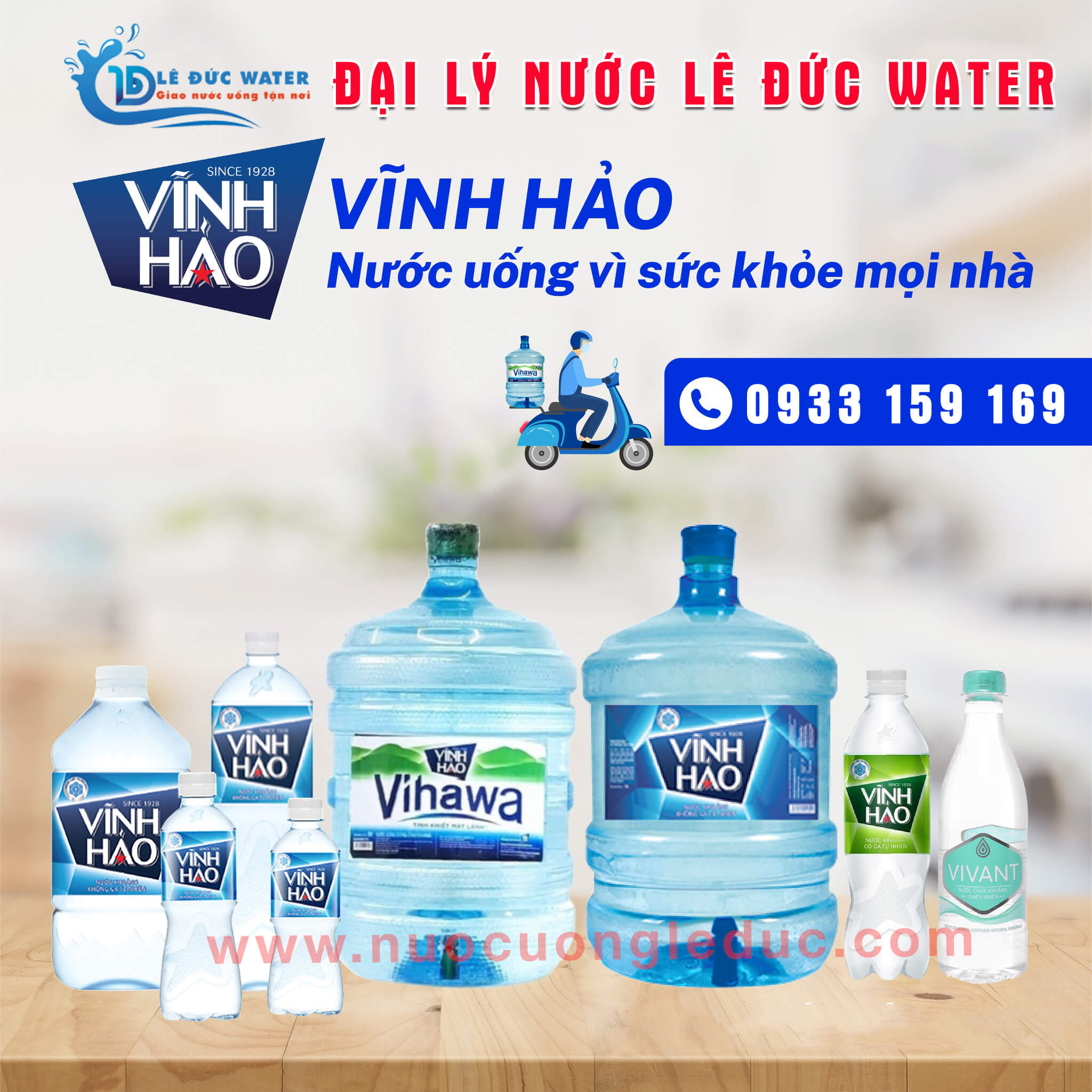 Đại lý nước Vĩnh Hảo chính hãng - Lê Đức Water